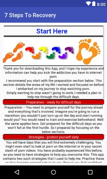 Quit sex Addiction in 7 steps Screenshot