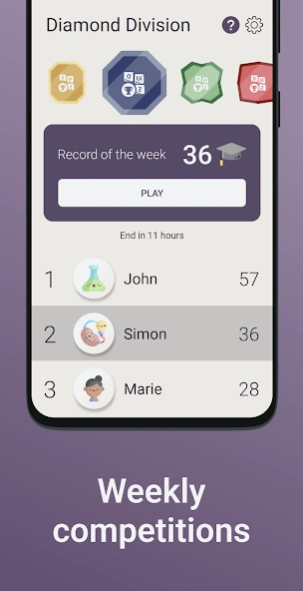 Quiz School | Periodic table 2.1.7 Screenshot