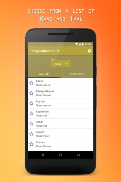 Raag Sadhana PRO 2.5 Screenshot