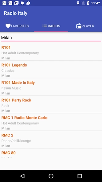 Radio Italy 2.00 Screenshot