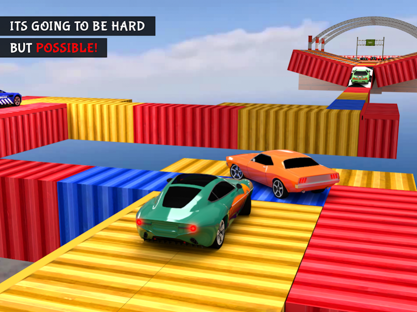 Ramp Car Stunts : impossible stunt car tracks 3d 0.5 Screenshot
