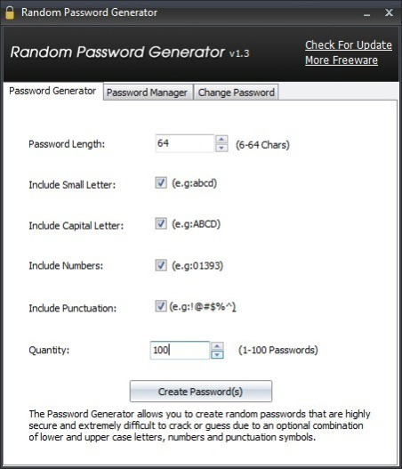 Review Screenshot - Random Password Generator review