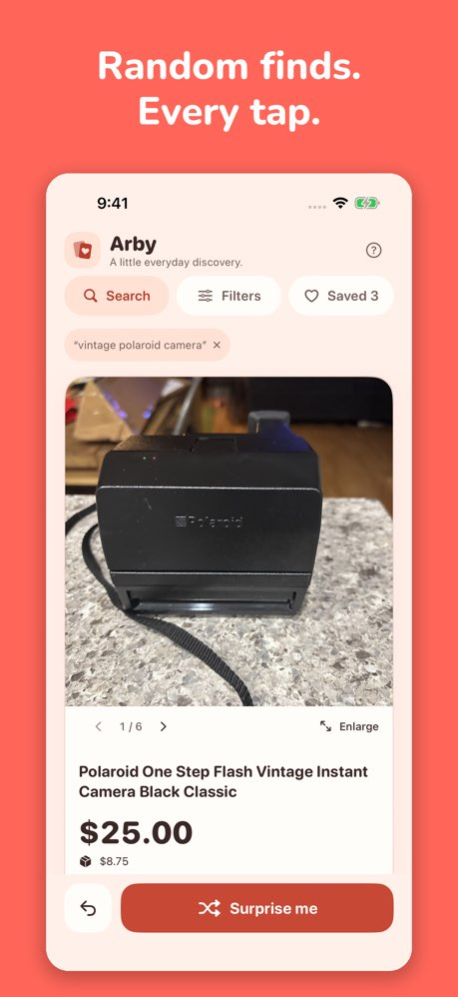 Arby: Random Product Generator 1.2 Screenshot