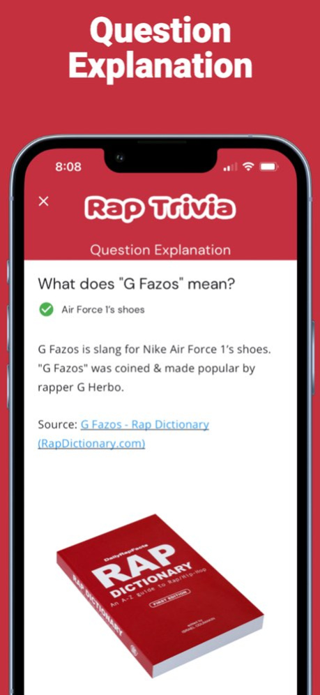 Rap Trivia Screenshot