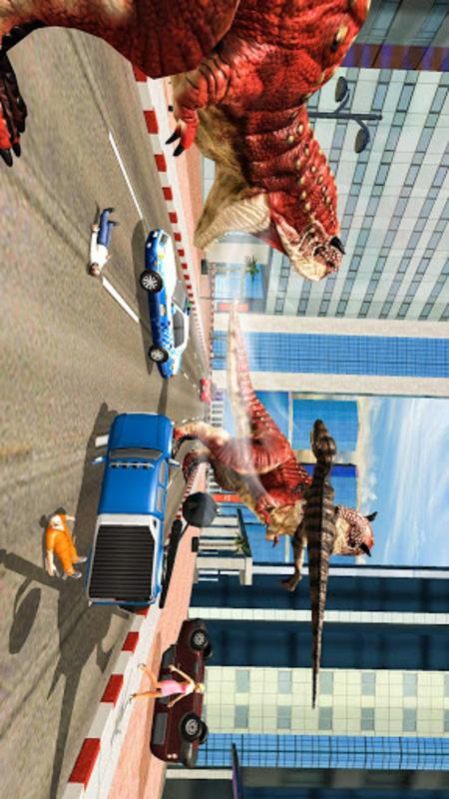 Real Angry Dinosaur City Attack: Wild Animal Games 1.0.2 Screenshot