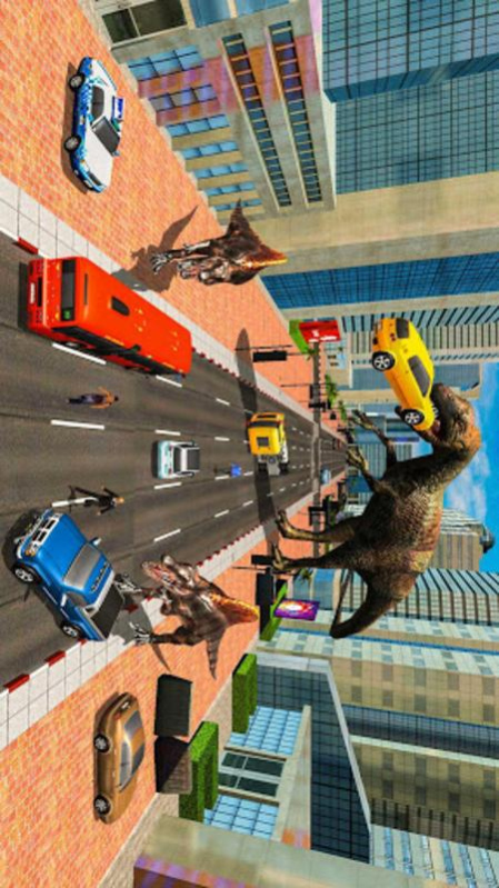 Real Angry Dinosaur City Attack: Wild Animal Games 1.0.2 Screenshot