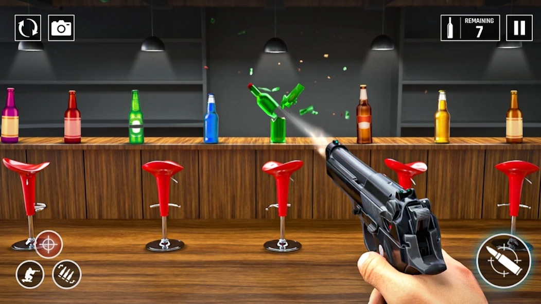 Review Screenshot - Extremely Fun Bottle Shooting Game