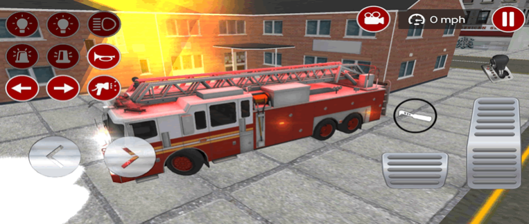 Review Screenshot - Driving Simulator – Experience the Thrill of Driving a Fire Truck