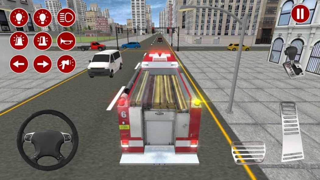 Review Screenshot - Driving Simulator – Experience the Thrill of Driving a Fire Truck