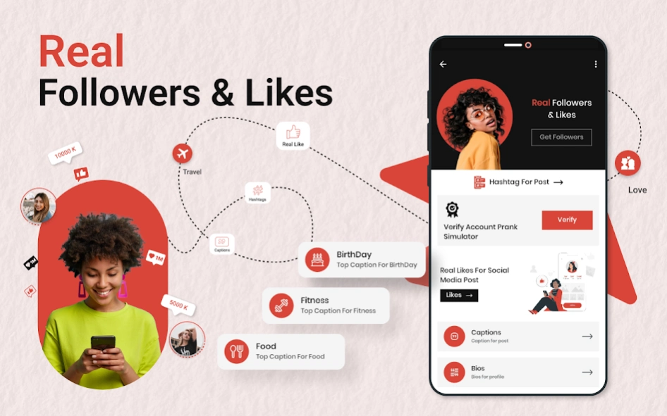 Real Followers & Likes 5.1 Screenshot