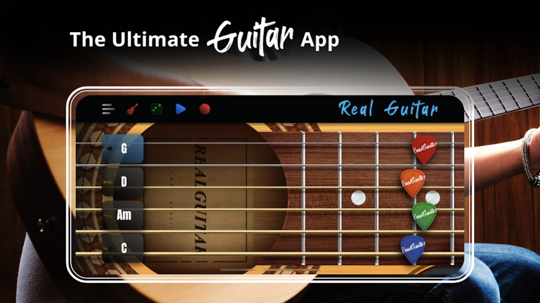 Review Screenshot - Guitar Game – Learn How to Play the Guitar on Your Phone