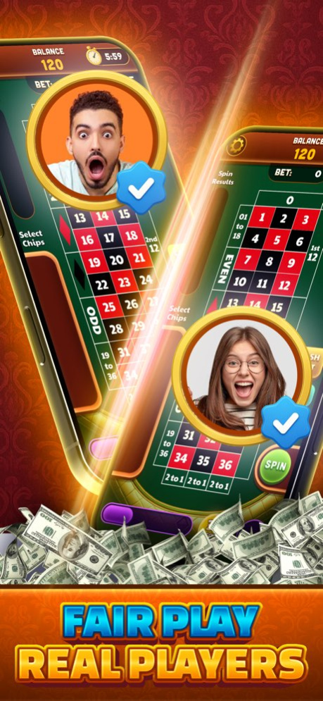 Real Money Roulette & Slots 2.0 Screenshot