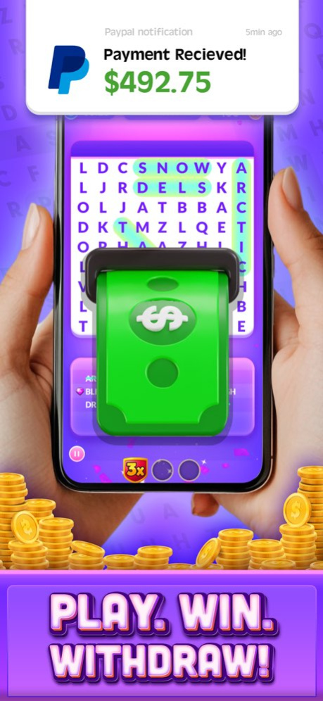 Real Money Word Search 8.0 Screenshot