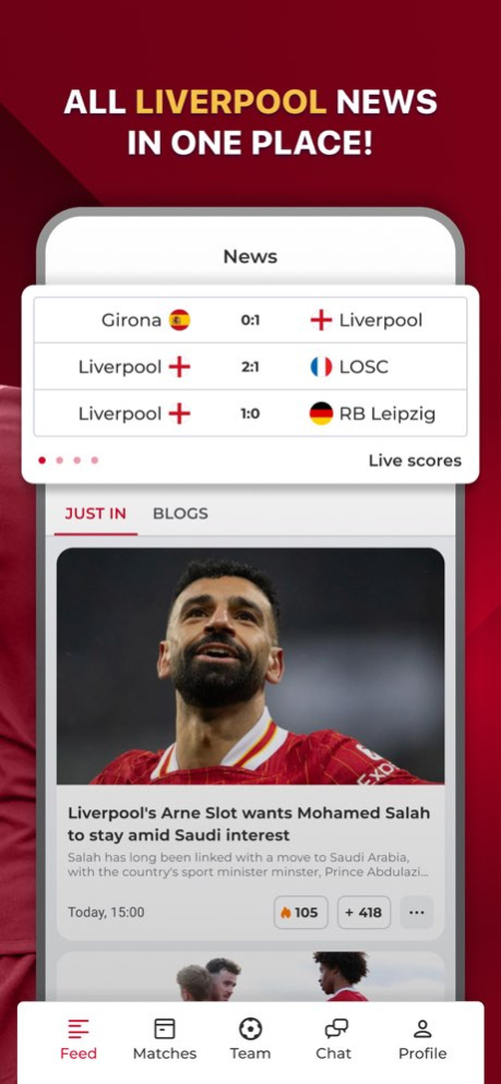 LFC Live: for Mersey Reds Fans 8.11.0 Screenshot