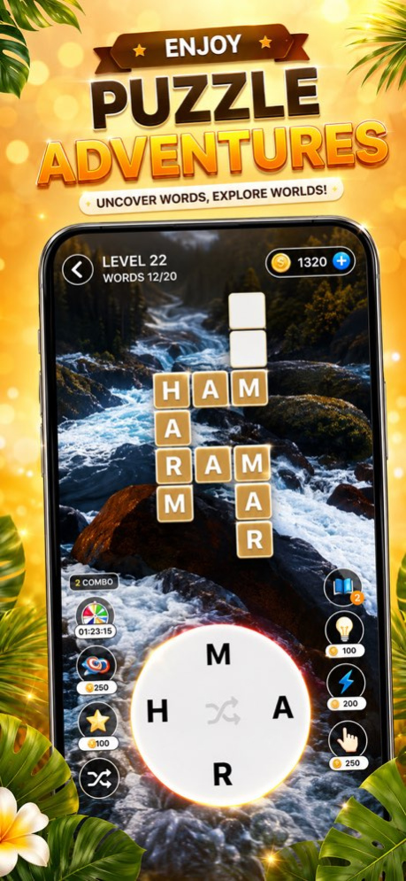 Relaxing Word Game for Fun 1.1 Screenshot