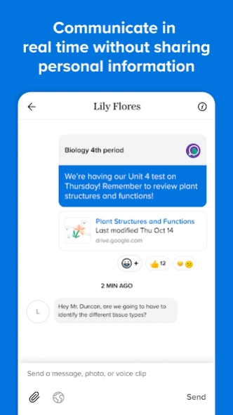 Review Screenshot - A Fantastic Student App to Keep in Touch with Class Activities