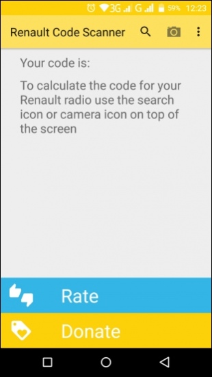 Renault Radio Code Generator
