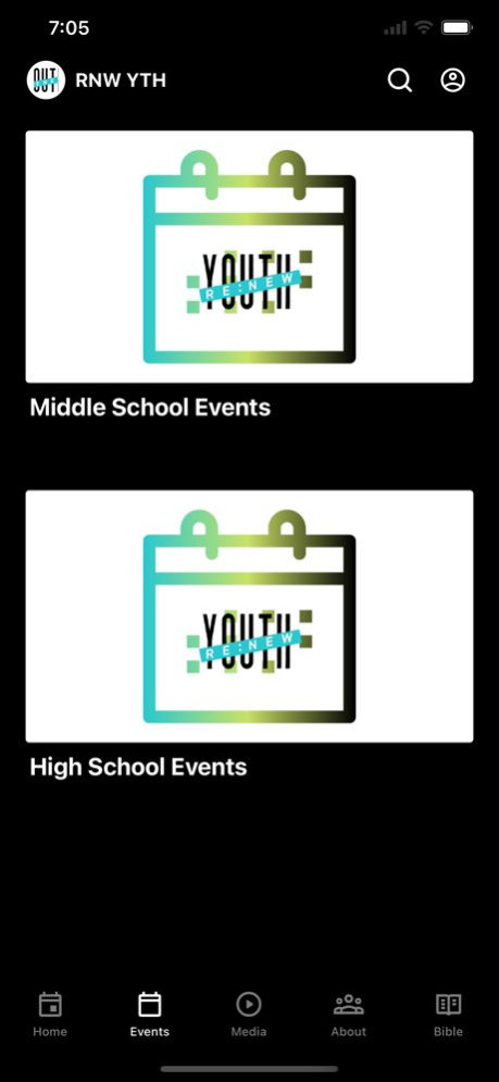 Renew Youth Student Ministry 6.23.8 Screenshot
