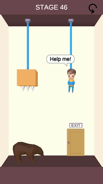 Review Screenshot - Puzzle Game – Cut the Rope to Rescue People