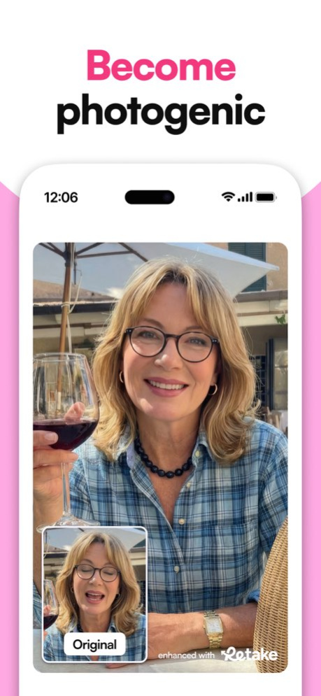 Retake AI Face & Selfie Editor 4.1.9 Screenshot