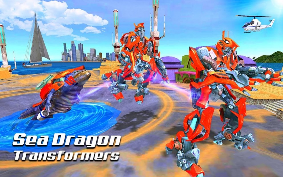 dragon transform robot