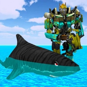 Shark Robot to Assemble, Transformers Robot Game