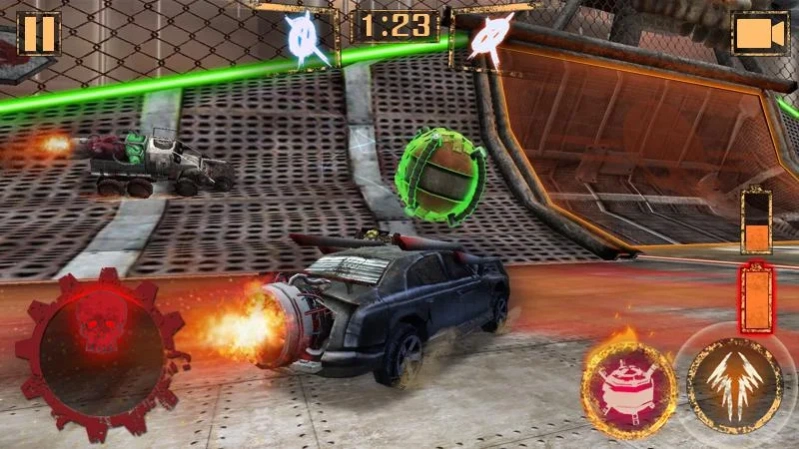 Review Screenshot - Car Battle Game – How Many Goals Can You Score?