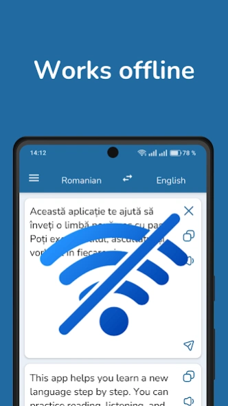 Romanian English Translator Screenshot