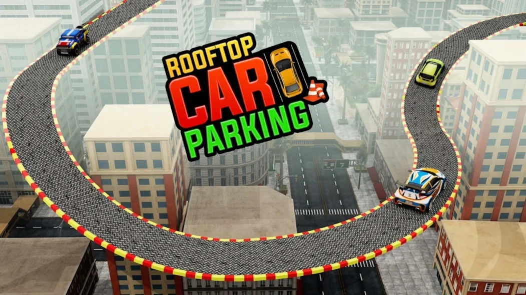 Rooftop Car Parking game 2023 Screenshot