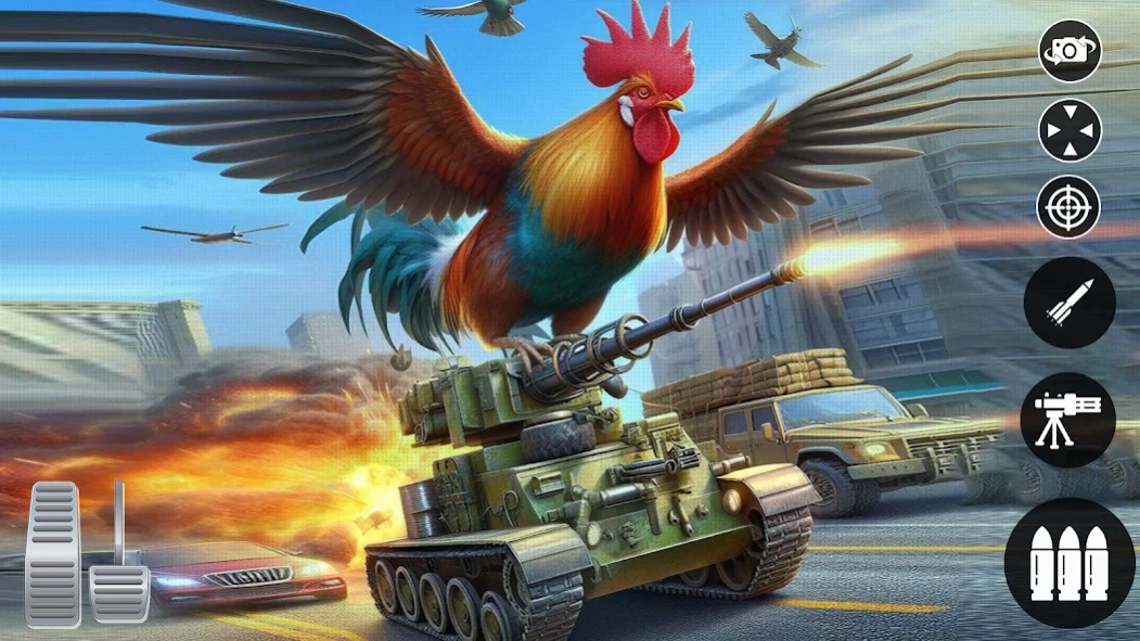Rooster Fights Chicken 3D Game 2.3 Screenshot