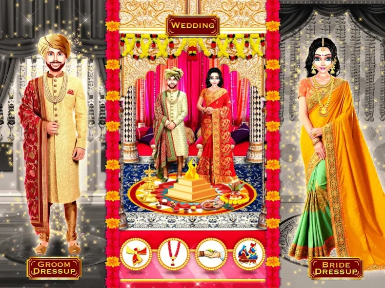 South Indian Wedding Games 1.1.2 Screenshot