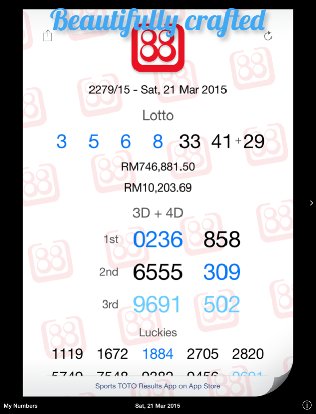 Keputusan lotto 88 discount