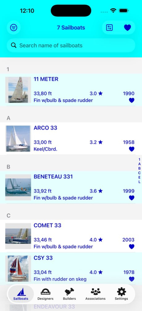 SailboatData 4.1.2 Screenshot