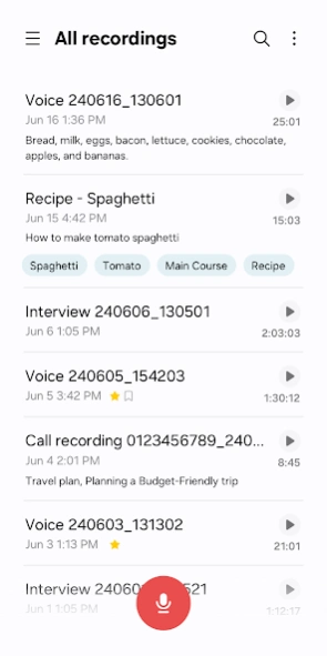 Review Screenshot - Voice Recorder – Voice Recording Simplified