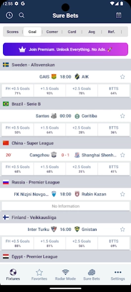 SBRadar - Sure Bet Calculator 1.15 Screenshot