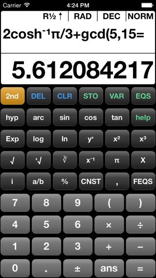 Iphone clearance scientific calculator