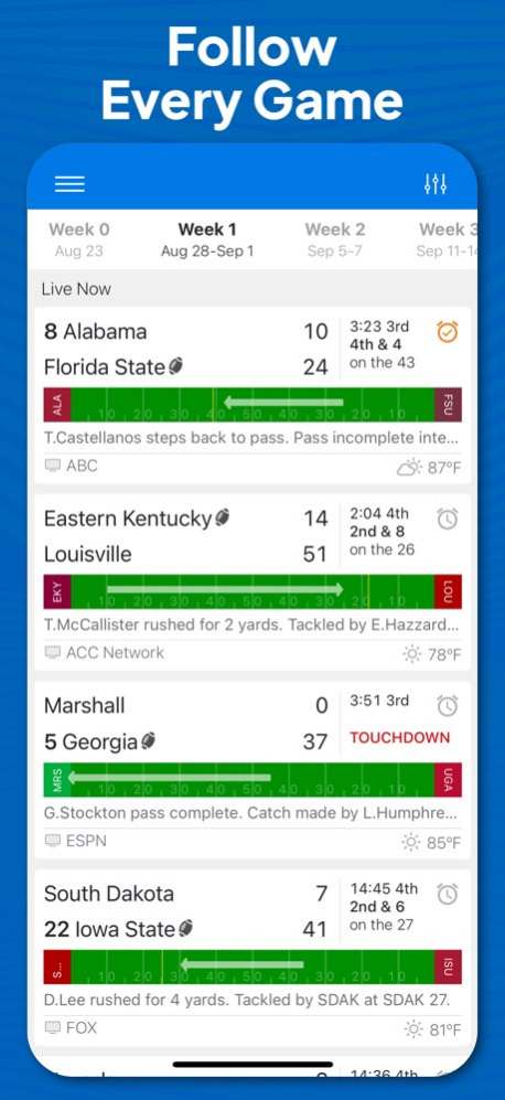 Superfan: College Football 8.5.9 Screenshot