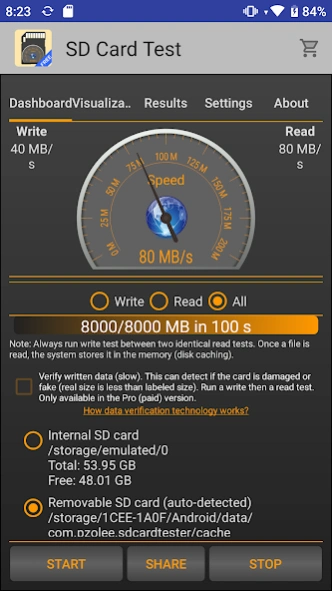 Review Screenshot - SD Card Tools – Checking the Authenticity of Your SD Card Made Easy!