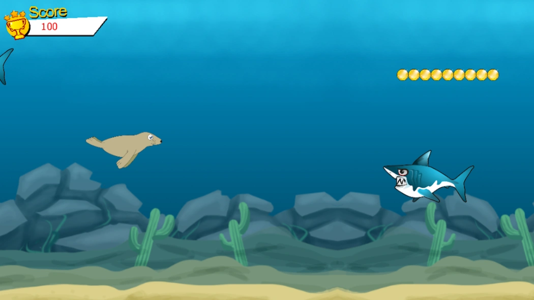 Seal Shark Attack 2.0 Screenshot