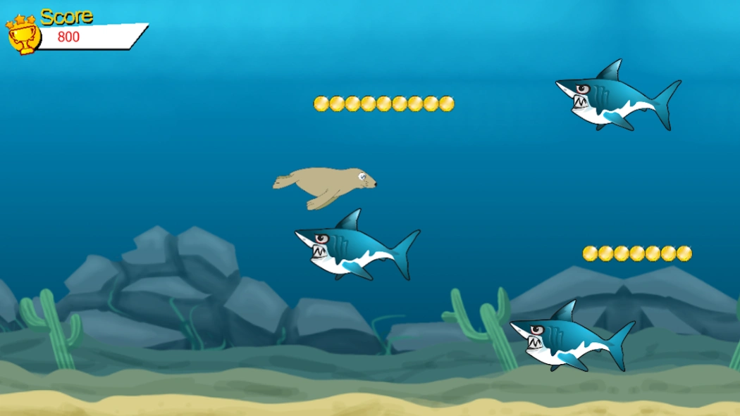 Seal Shark Attack 2.0 Screenshot