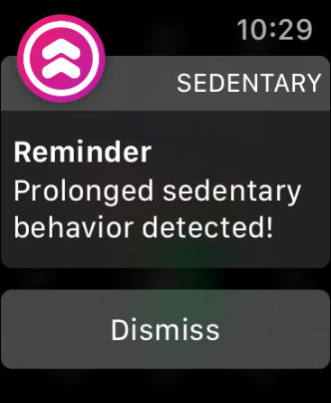Sedentary reminder 1.1 Screenshot