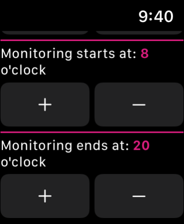 Sedentary reminder 1.1 Screenshot