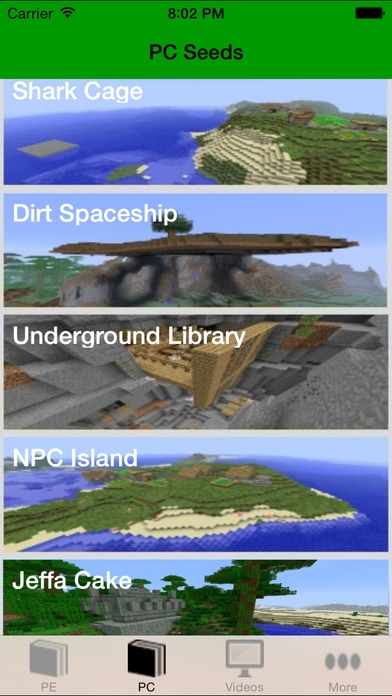 Seeds for Minecraft Pocket Edition - Free Seeds PE