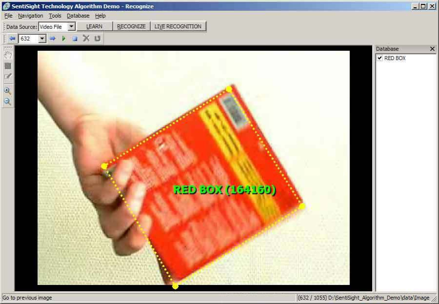 SentiSight algorithm demo for Windows 3.0 Screenshot