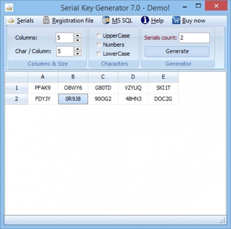 Serial Key Generator