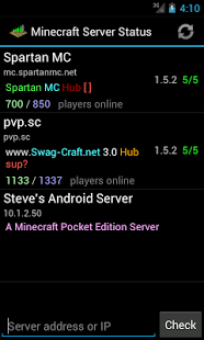 minecraft server status