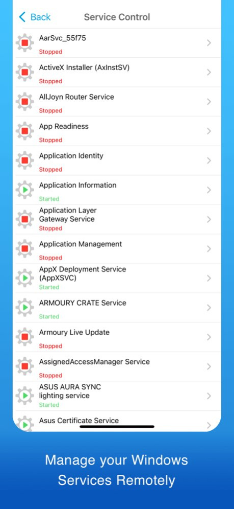 ServerControl by Stratospherix 2.5 Screenshot