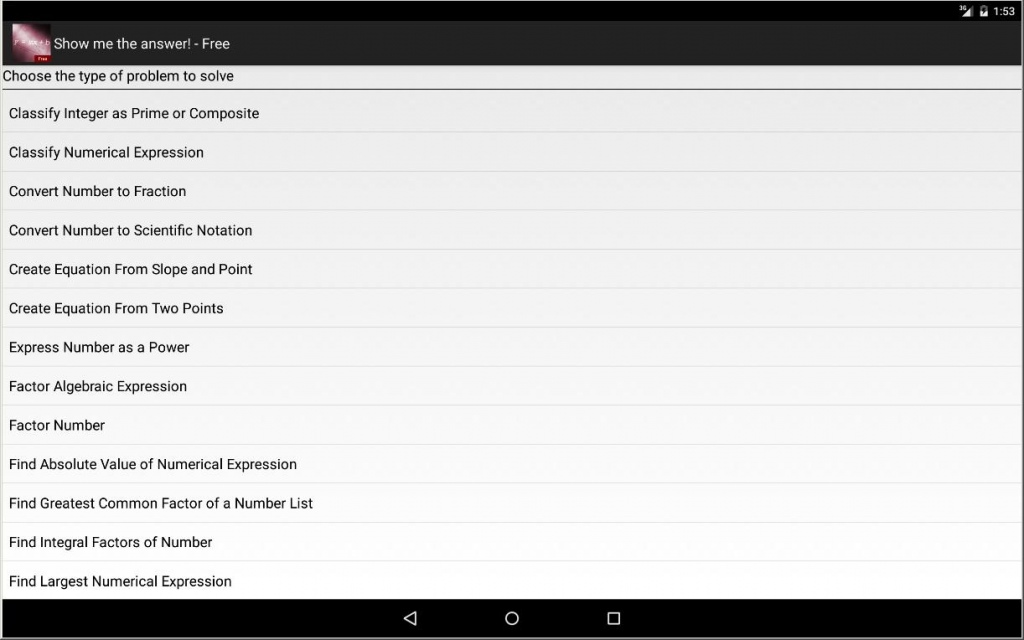Show me the answer! - Free 1.0.1 Screenshot