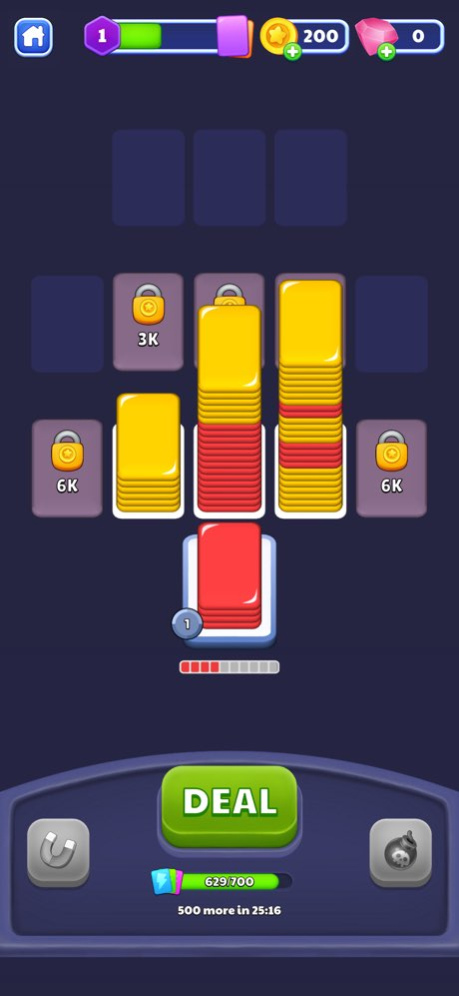 Shuffle Kings - Card Sort Game 2.6.4.8 Screenshot
