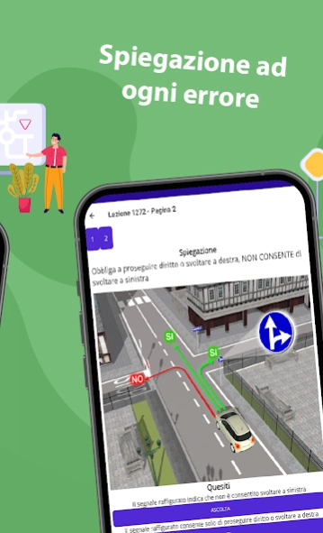 Simple QUIZ PATENTE Screenshot